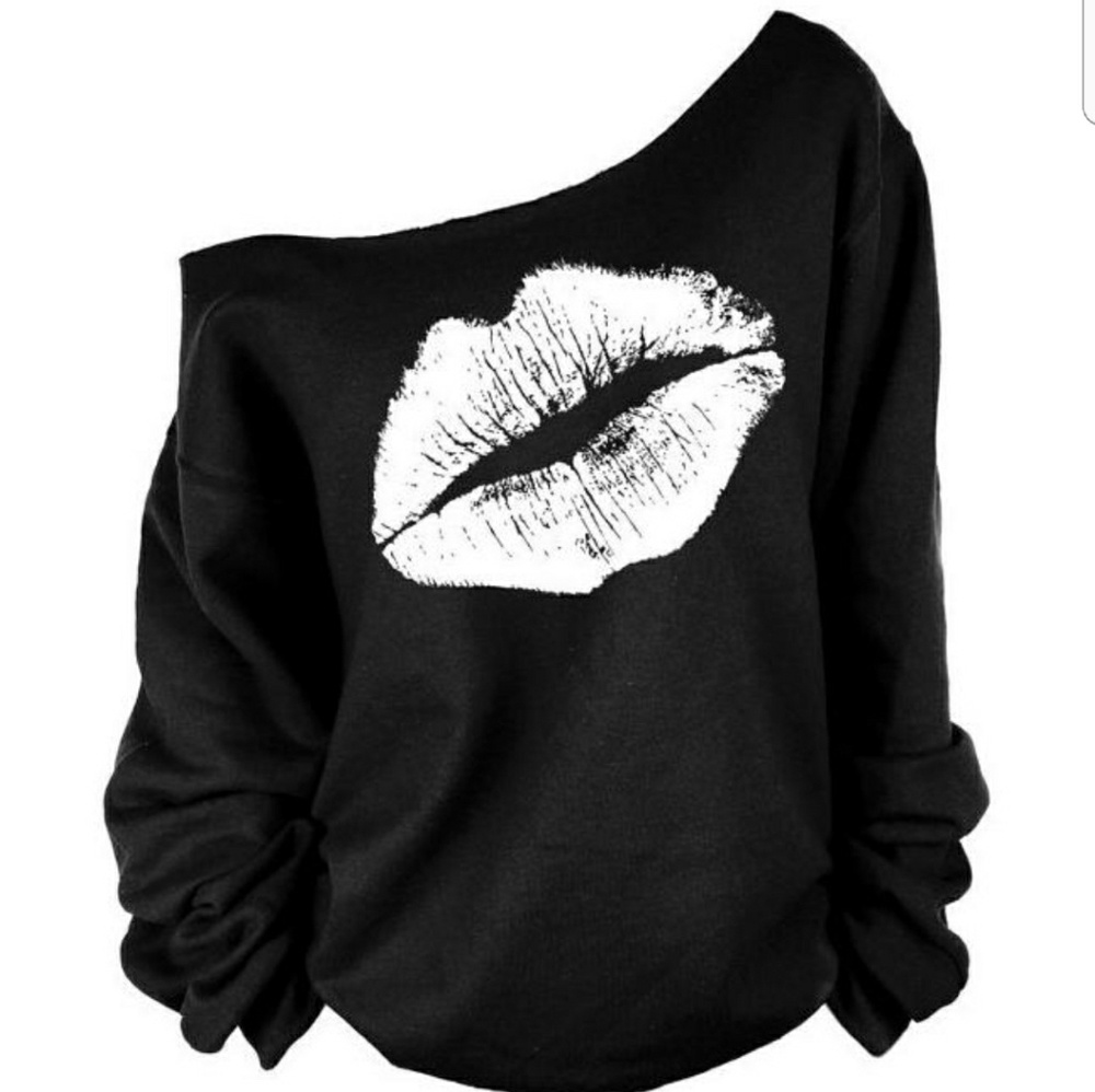Off Shoulder Sweatshirt